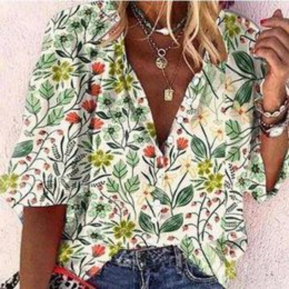 Garden Floral Blouse